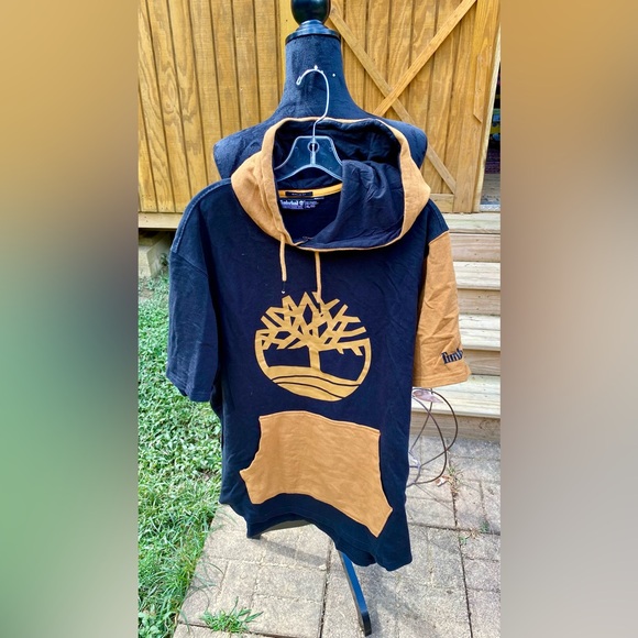 Timberland Culture Colorblock Short Sleeve Hoodie - Picture 2 of 11